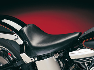 Asiento Le Pera Bare Bones negro para motocicleta Harley-Davidson Softail