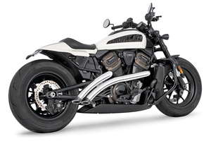 Radio Radical Freedom Performance instalada en manillar de Harley-Davidson Sportster S