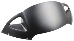 Cúpulas de carreras Cult-Werk color negro para Harley-Davidson FLTR
