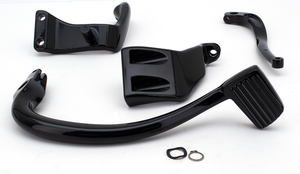 Par de controles centrales extendidos para Harley-Davidson Sportster y Dyna