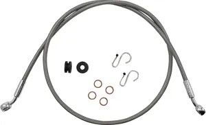 Kit de latiguillos de freno XR en acero inoxidable para motocicleta