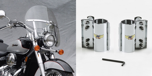 Pantalla chopped heavy duty National Cycle para motocicleta