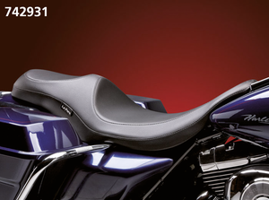 Asiento Le Pera Villain negro para Harley-Davidson Touring