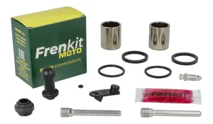 Superkit de reparación de pinza de freno trasero con componentes internos visibles