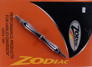 Par de barras de cambio custom en aluminio billet de color plateado de la marca Genuine Zodiac