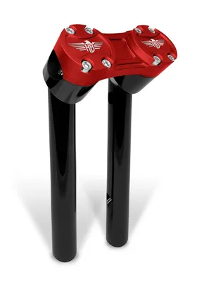Elevador de manillar estilo Club Pullback negro para moto custom