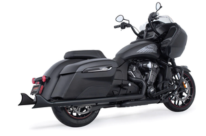 Escape doble verdadero Sharktail instalado en Indian PowerPlus o Thunderstroke