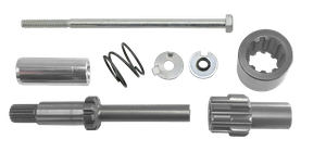 Vista de conjunto de ejes de transmisión para motor de arranque de motocicleta