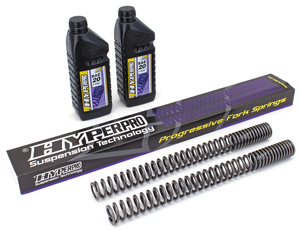 Par de muelles de suspensión delantera Link System Hyperpro para motocicleta