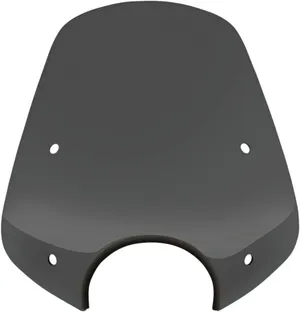 Parabrisas Del Rio Sportshield instalado en motocicleta Harley-Davidson