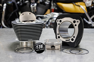 Conjunto de kits big bore alta compresión para motores 132ci y 136ci