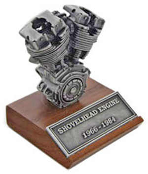 Motor detallado para modelo de motocicleta a escala 1:8