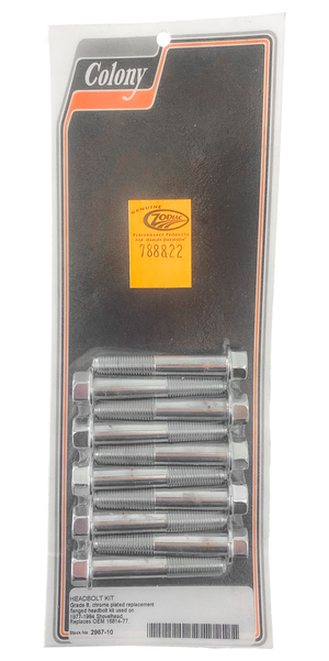 Juego de tornillos de culata Colony para motor Harley-Davidson