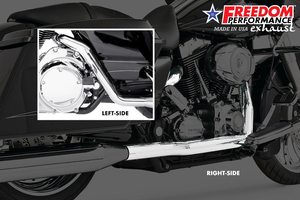 Colectores de escape tipo dual para Harley-Davidson
