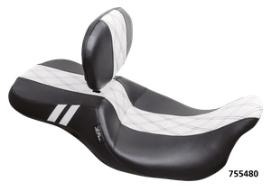 Asiento Le Pera Outcast 2-up negro para Harley-Davidson Touring