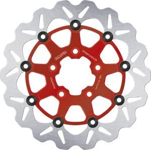 Disco de freno - flotante rojo DF680CWSXUR
