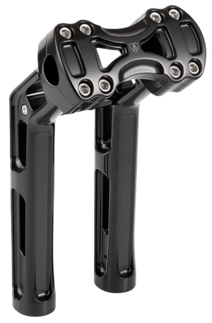 Arlen Ness Method Wayback Risers - Alturas estándar, negras, 10" de alto