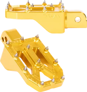 Reposapiés Aggressor - Estribos traseros M8 Softail oro