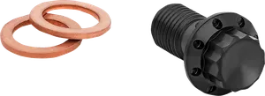 Tornillo banjo de titanio 12 puntos