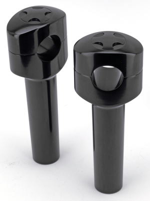 Par de torretas de rueda Fusion con cabeza ovalada para moto custom