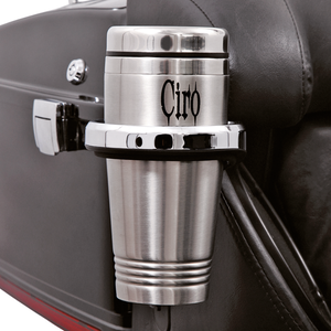 Portavasos Ciro negro para motocicleta