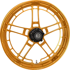 Llanta Flatline - Rueda 21" X 3.5" dorada <span style="color: red;font-size: 0,5em">- ALMACEN USA-</span>