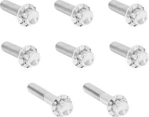 Kit de tornillos de 12 puntos de titanio para tapa de transmisión