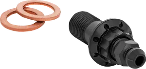 Tornillo banjo de titanio 12 puntos - 10 mm