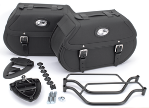 Kits de alforjas K-Drive Longride con sistema de fijación Click & Lock