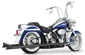 Par de escapes true duals Freedom Performance Thorcat Sharktail con salida corta