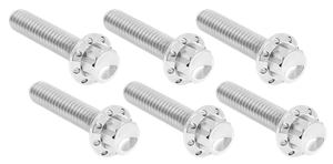 Kit de tornillos de titanio de 12 puntos para tapa de transmisión y trampilla