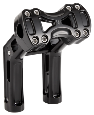 Arlen Ness Method Wayback Risers - Alturas estándar, negras, 7" de alto