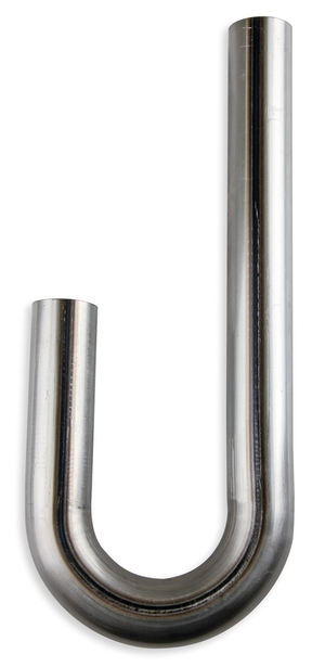 Codos de mandril J y U de acero inoxidable marca Hooker para moto