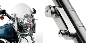 Parabrisas corto desmontable National Cycle Switchblade negro