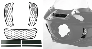 Carenado estilo ST negro para motocicletas Harley-Davidson FXLRST y FXRST