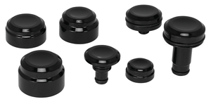 Tapones de eje y tornillo Rick's para motocicleta