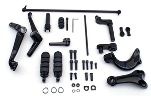 Kit de controles avanzados instalado en manillar de motocicleta Harley-Davidson Sportster