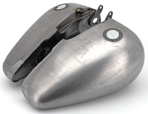 Depósito de gasolina negro de 6 galones para chasis de 4 marchas modelo Fat Bob