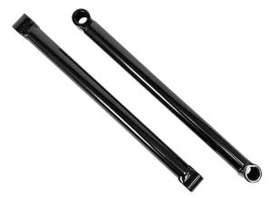 Par de amortiguadores traseros rígidos negros para Harley-Davidson Sportster y Dyna