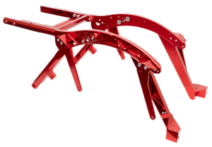 SUBCHASIS DE DISEÑO DE VITY PARA TURISMO Y ALTO RENDIMIENTO - Touring desde 2014, Anodizado rojo