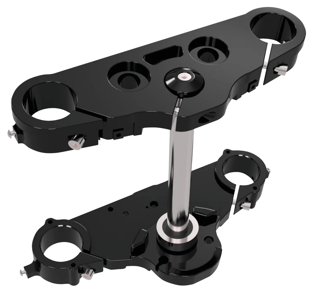 Par de tijas de dirección para tija de horquilla Softail Milwaukee Eight para ruedas de 23 pulgadas
