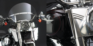 Pantalla parabrisas desmontable estilo Switchblade de National Cycle para motocicleta