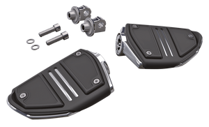 Estriperas traseras Ciro Stilo Twin Rail con diseño de rieles gemelos en negro