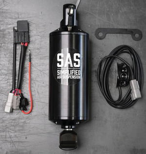 Suspensión de aire simplificada para Milwaukee Eight Softail