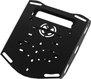 Portaequipajes trasero negro para motocicleta tipo Adventure