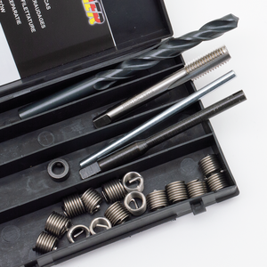 Kit de reparación de roscas con insertos helicoidales y herramienta de instalación para motores Harley-Davidson