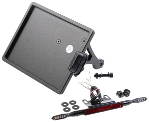 Soporte deslizante para matrícula Cult-Werk Sportster S con luces 3 en 1