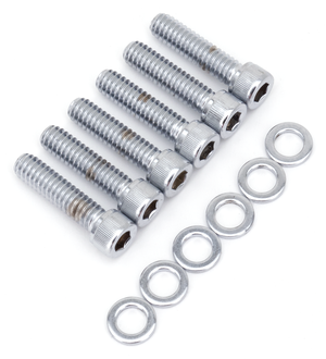 Kit de tornillería cromada para Harley-Davidson con tornillos y tuercas