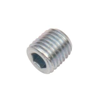 Tornillo Allen con rosca NPT en tamaños 1/16, 1/8 y 1/4 pulgadas