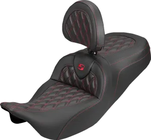 Asiento Roadsofa™ de fibra de carbono - CF LS SR DB costura roja <span style="color: red;font-size: 0,5em">- ALMACEN USA-</span>
